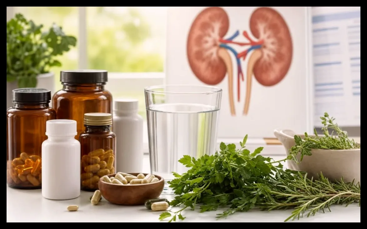 ۵ مکمل طبیعی موثر برای کاهش کراتینین بالا و حمایت از کلیهها با نکات ایمنی
