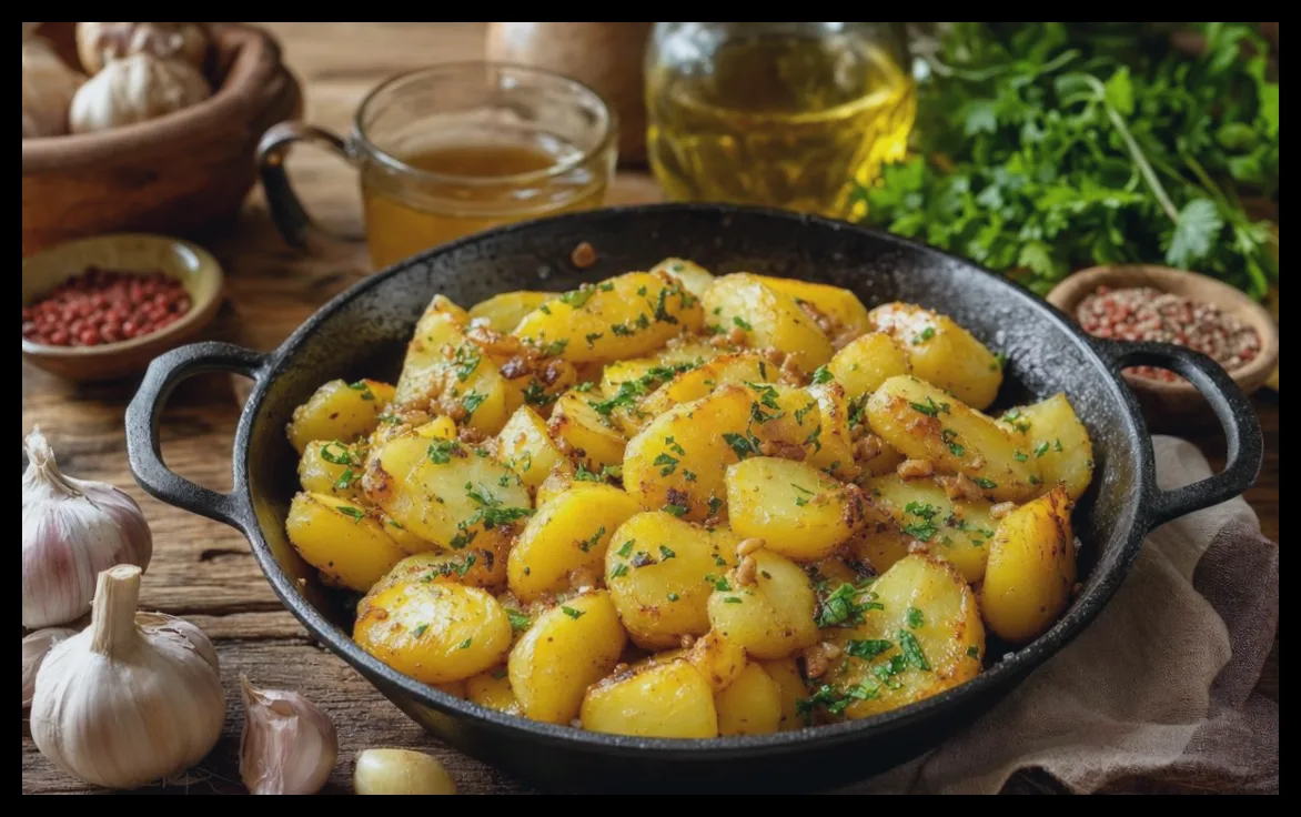 طرز تهیه سیبزمینی سیرپز اسپانیایی اوریول که بهتر از سیبزمینی سرخکرده است
