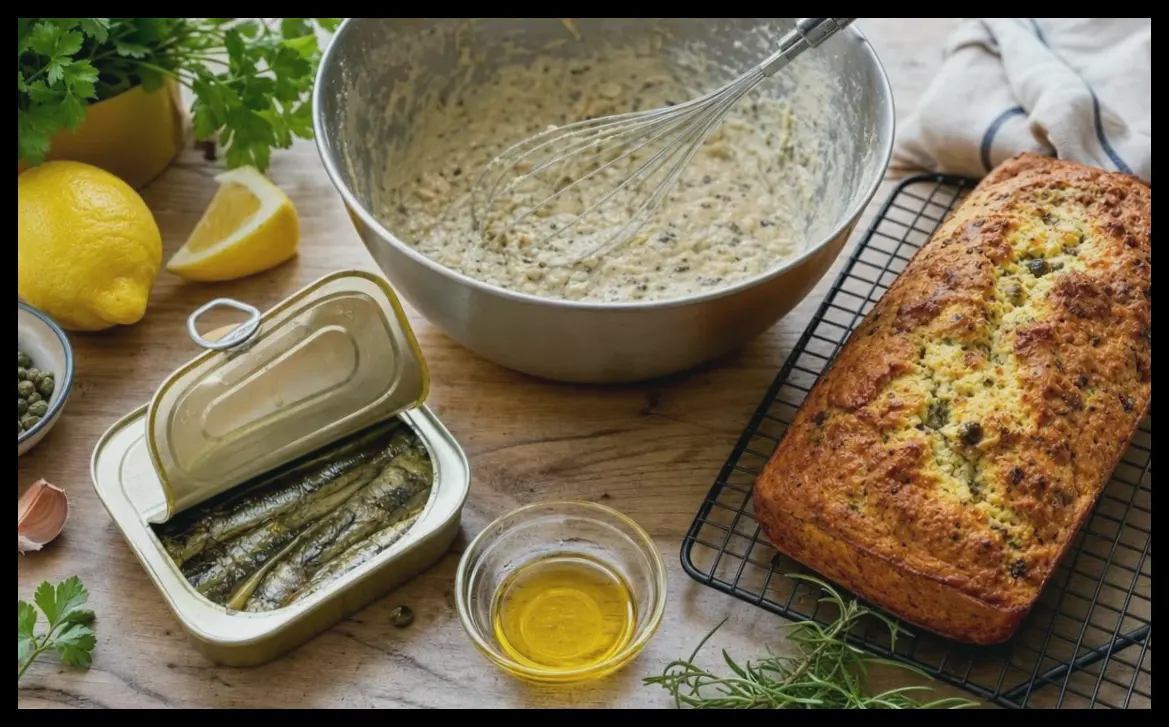 چگونه روغن کنسرو ساردین کیک‌های شور را نرم‌تر و خوش‌طعم‌تر می‌کند