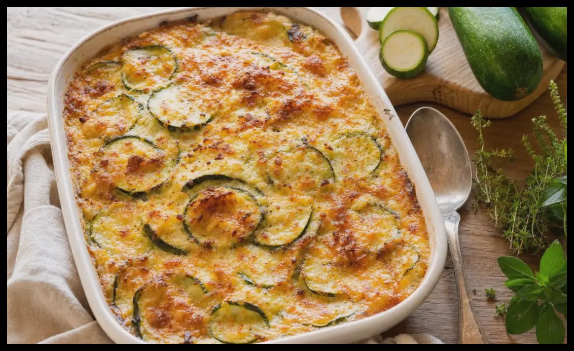 طرز تهیه گراتن کدو سبز بدون خامه تازه با روشی سبک و خوشمزه