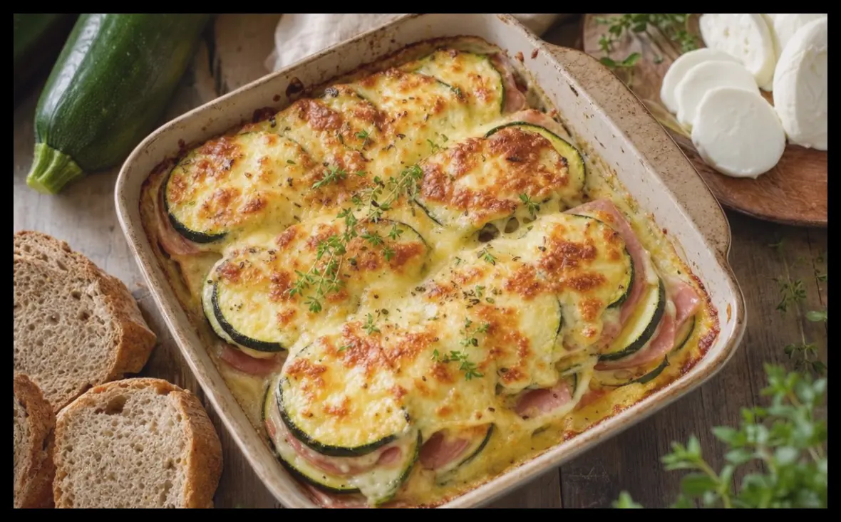 تغییر رژیم با کروک زوکینی، ژامبون و موزارلا؛ جایگزین سالم نان تست صنعتی