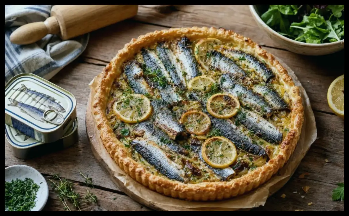 طرز تهیه تارت ساده و اقتصادی با کنسرو ساردین، سرشار از امگا-3