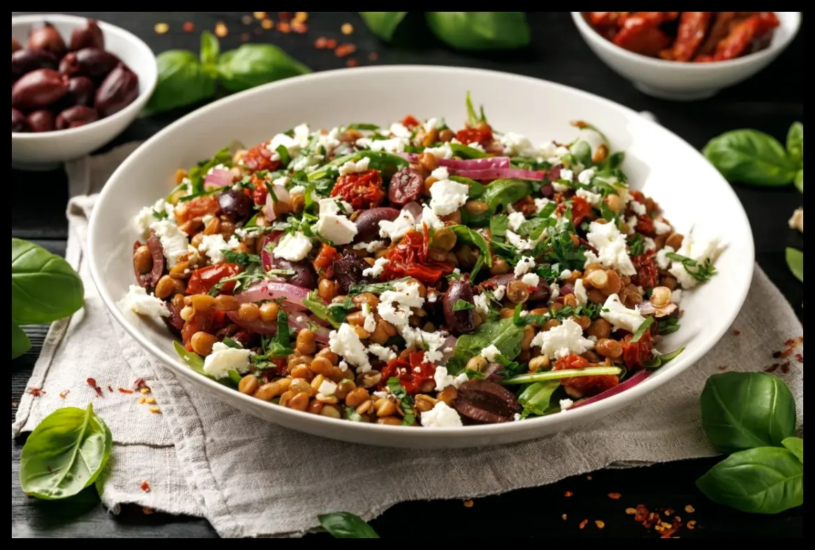 طرز تهیه سالاد عدس خوشمزه و مقوی با نکات یک متخصص تغذیه