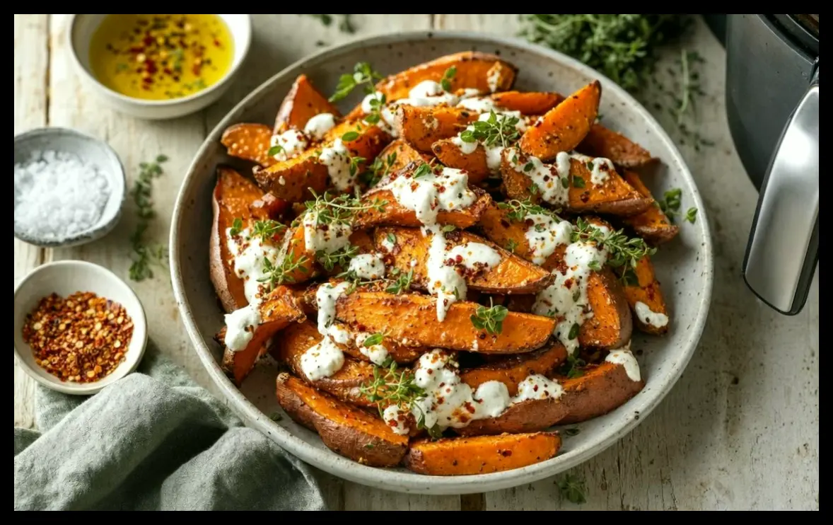 طرز تهیه سیب‌زمینی شیرین کبابی با کرم فتا در کمتر از ۳۰ دقیقه
