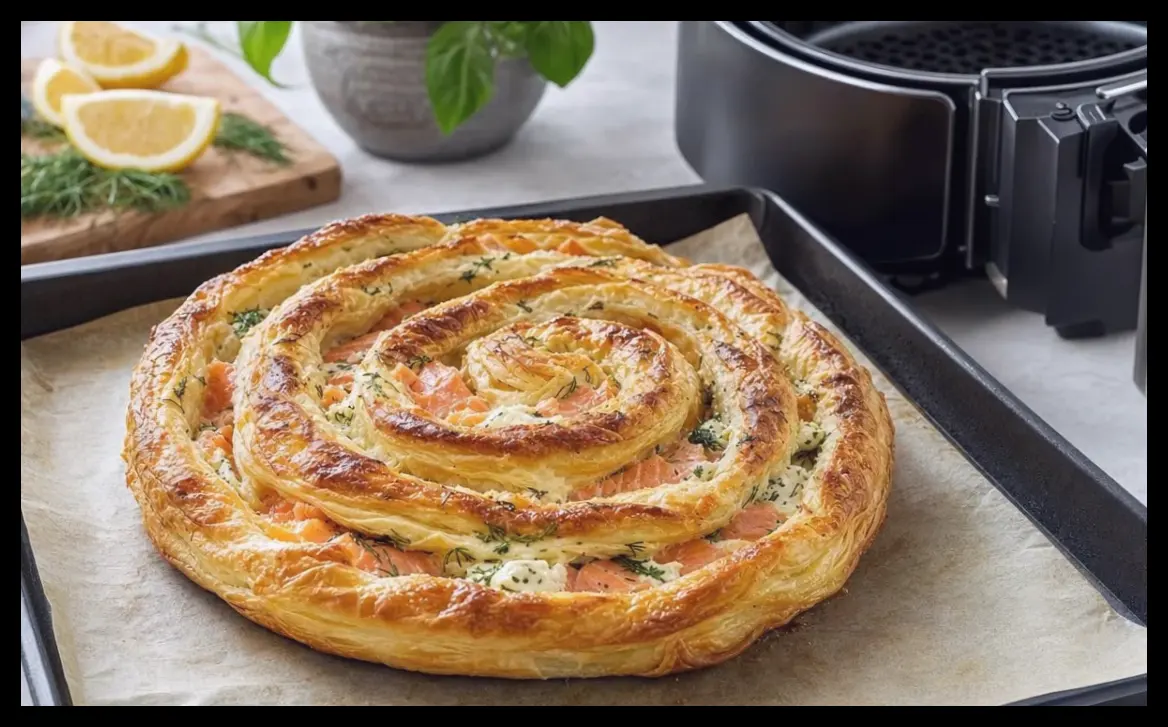 طرز تهیه فیلو با پنیر تازه و ماهی دودی در ایرفرایر؛ راهی آسان برای دوست داشتن ماهی