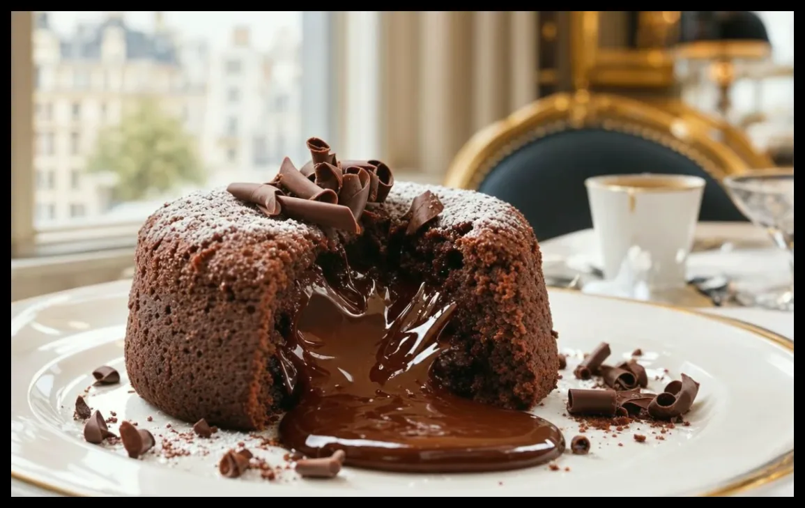طرز تهیه فوندانت شکلاتی کاخ الیزه با قلبی روان و طعمی بی‌نظیر