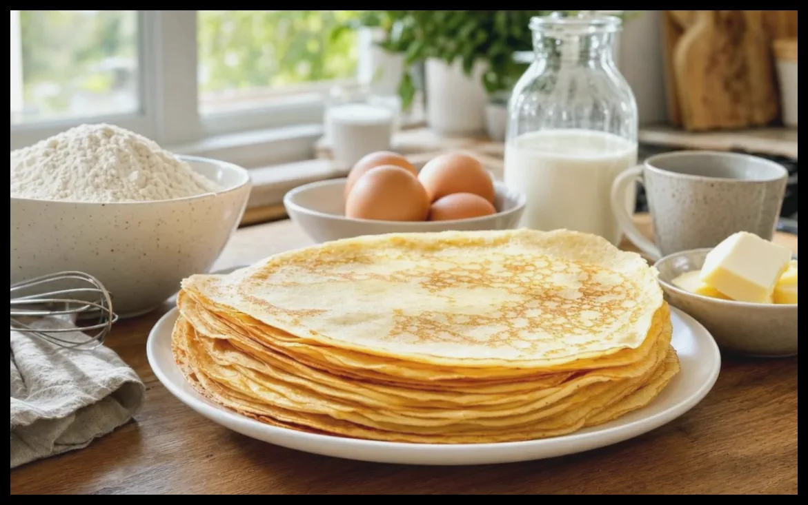 طرز تهیه کرپ بدون ترازو با قاشق؛ ساده و همیشه موفق