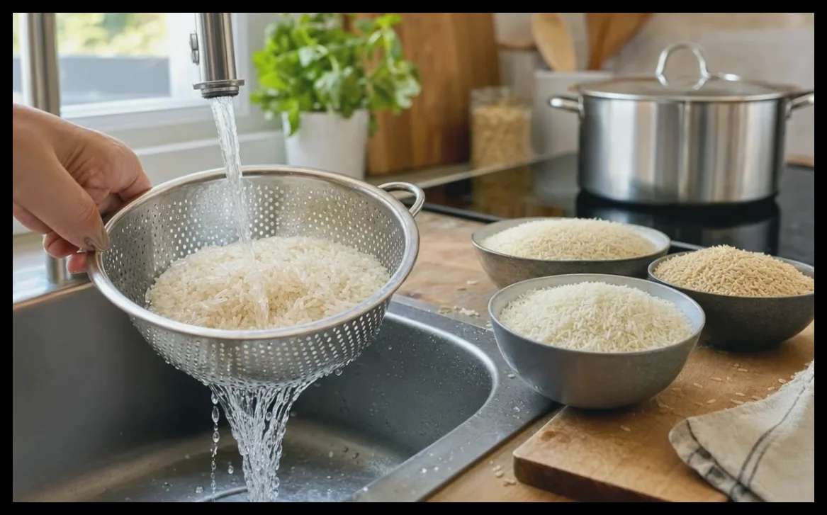 آیا باید برنج را قبل از پخت شست؟ نظر سرآشپزها بر اساس نوع برنج