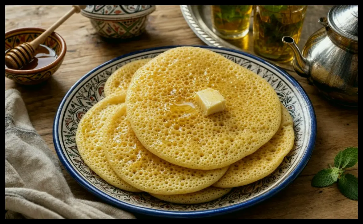 طرز تهیه کرپ هزار سوراخ (باغریر) نرم و خوشمزه برای صبحانه و عصرانه