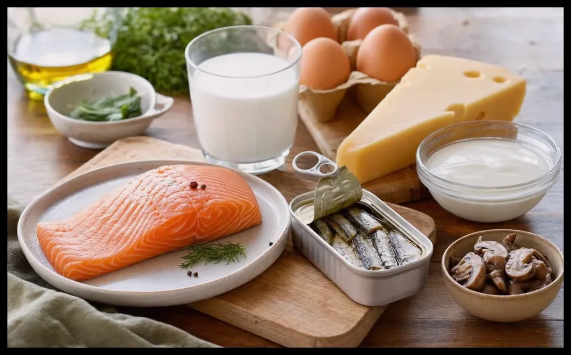 7 مواد غذایی با ویتامین D بیشتر از قارچ‌های معمولی