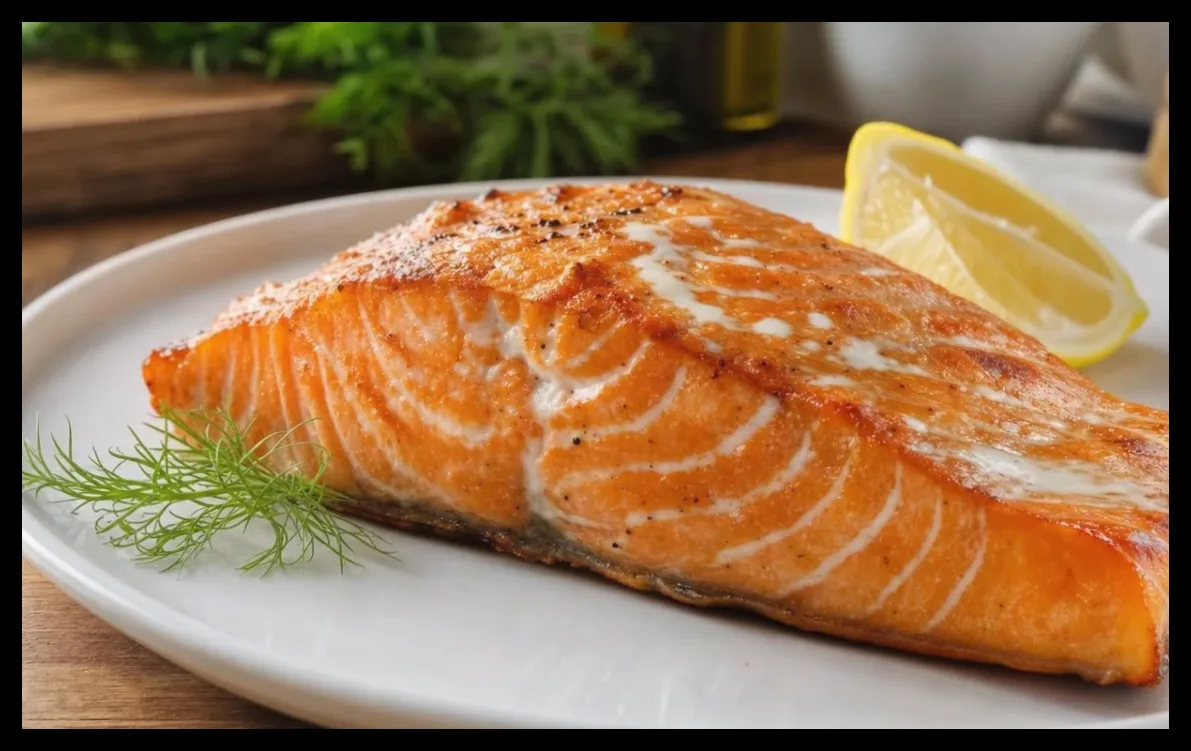 لایه سفید روی ماهی سالمون پخته چیست و چگونه بر کیفیت آن تاثیر میگذارد؟