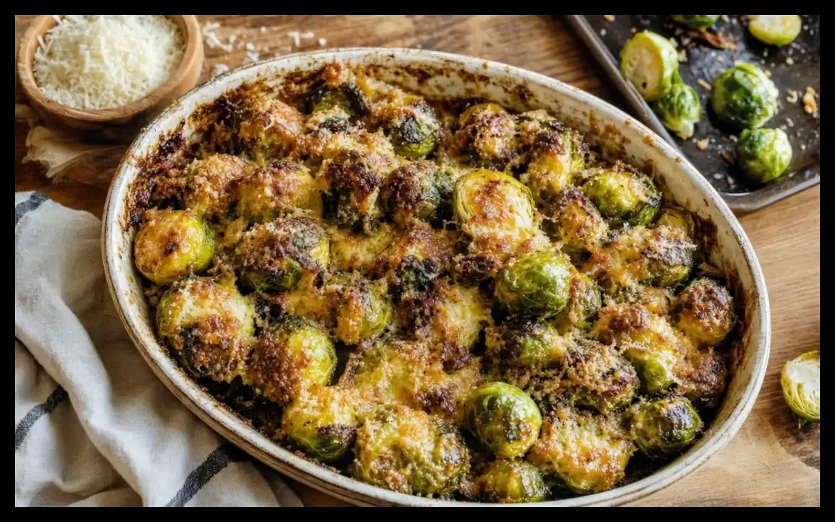طرز تهیه کلم بروکسل با پنیر پارمزان برای پوسته‌ای ترد و طعمی بی‌نظیر