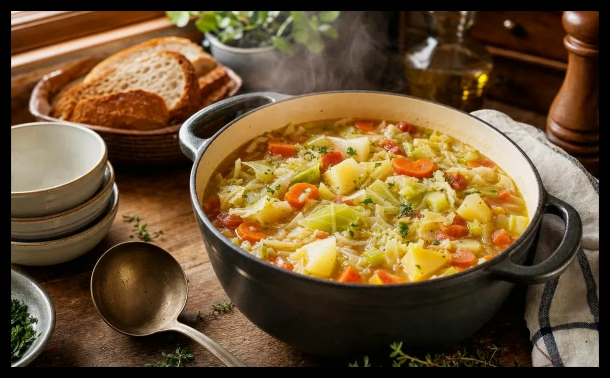 طرز تهیه سوپ کلم پرملات در ۳۵ دقیقه برای روزهای شلوغ