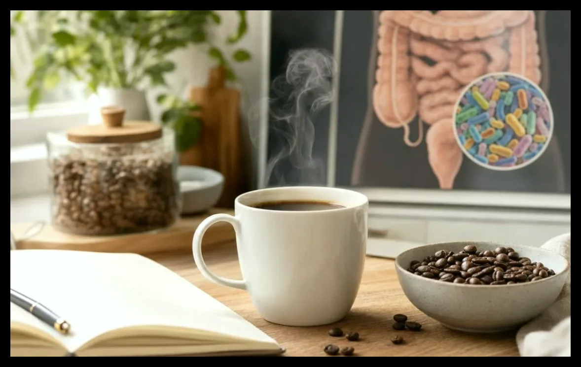 کافئین و سلامت روده: چگونه قهوه تنوع میکروبی روده را افزایش می‌دهد؟