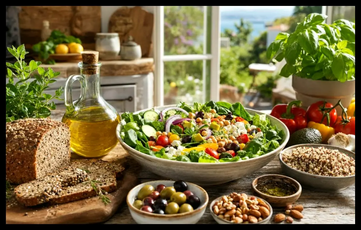 رژیم مدیترانه‌ای ساده که التهاب و درد لثه را کاهش می‌دهد