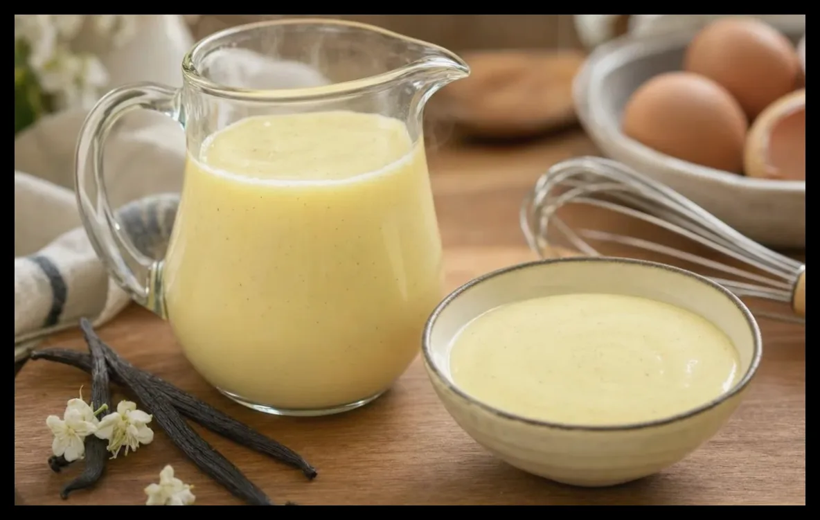 طرز تهیه کرم انگلیسی خانگی با امتیاز 4.8 از 5 برای دسرهای شما