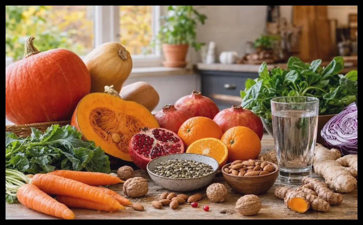 7 غذای پاییزی برای تقویت سیستم ایمنی و بهبود هضم بدن
