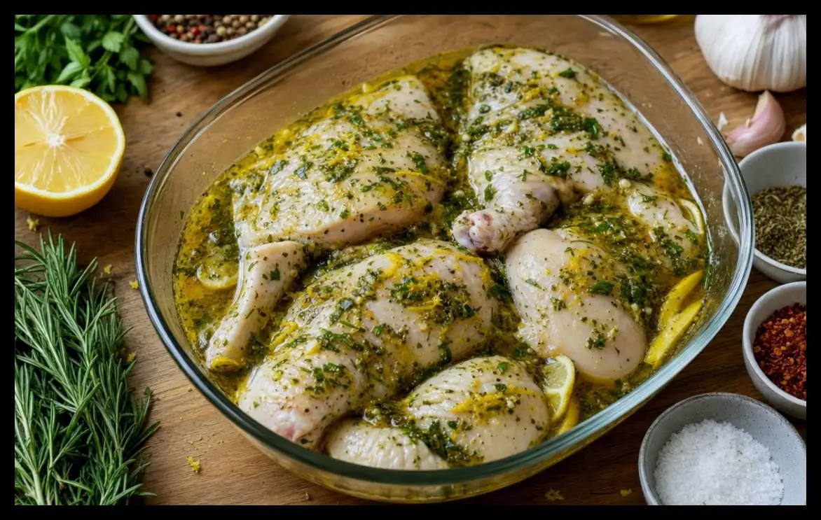ترفندی ساده برای پخت بهتر مرغ مارینه؛ قبل از پخت حتما این کار را انجام دهید