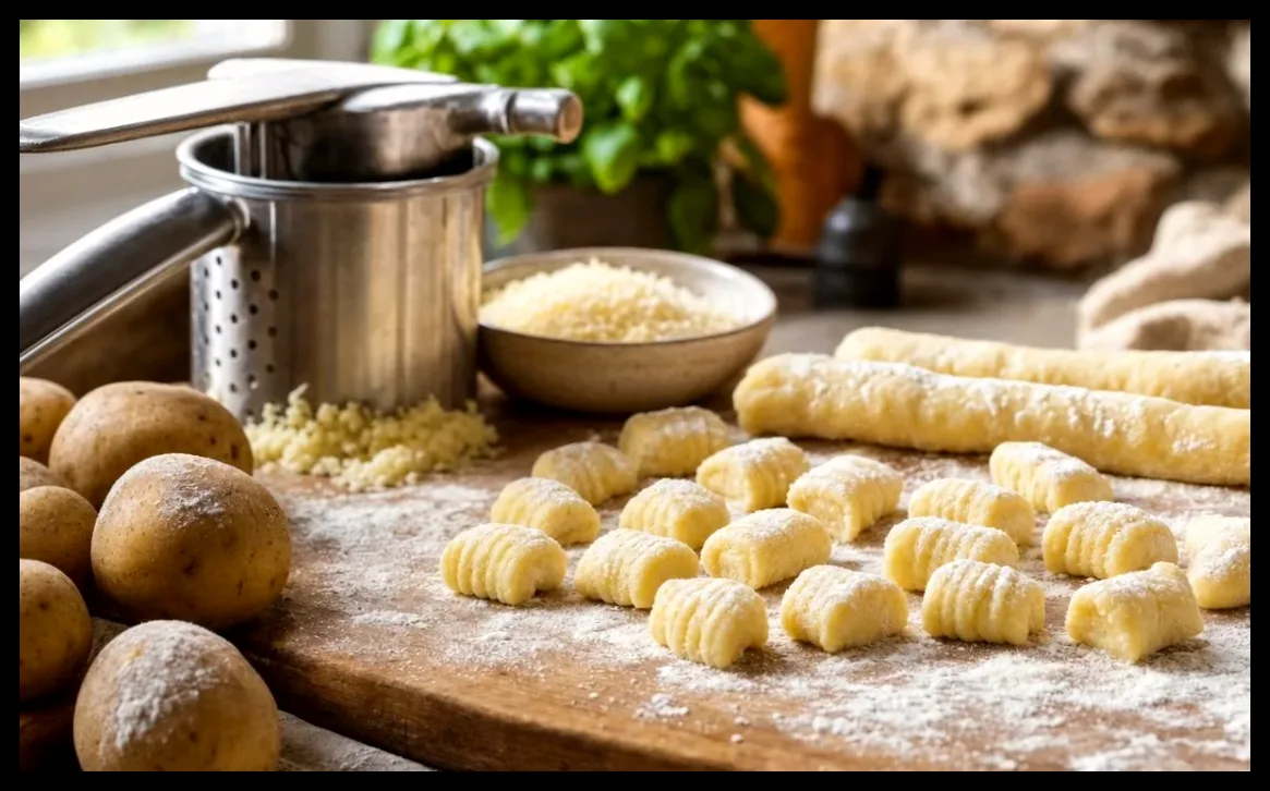 طرز تهیه گنوشی خانگی عالی با سیب‌زمینی‌های خاص از جولی آندریو