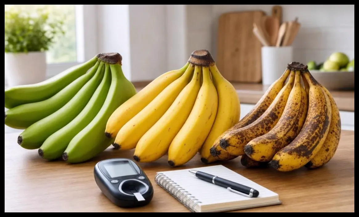 تاثیر میزان رسیدگی موز بر قند خون چگونه است؟