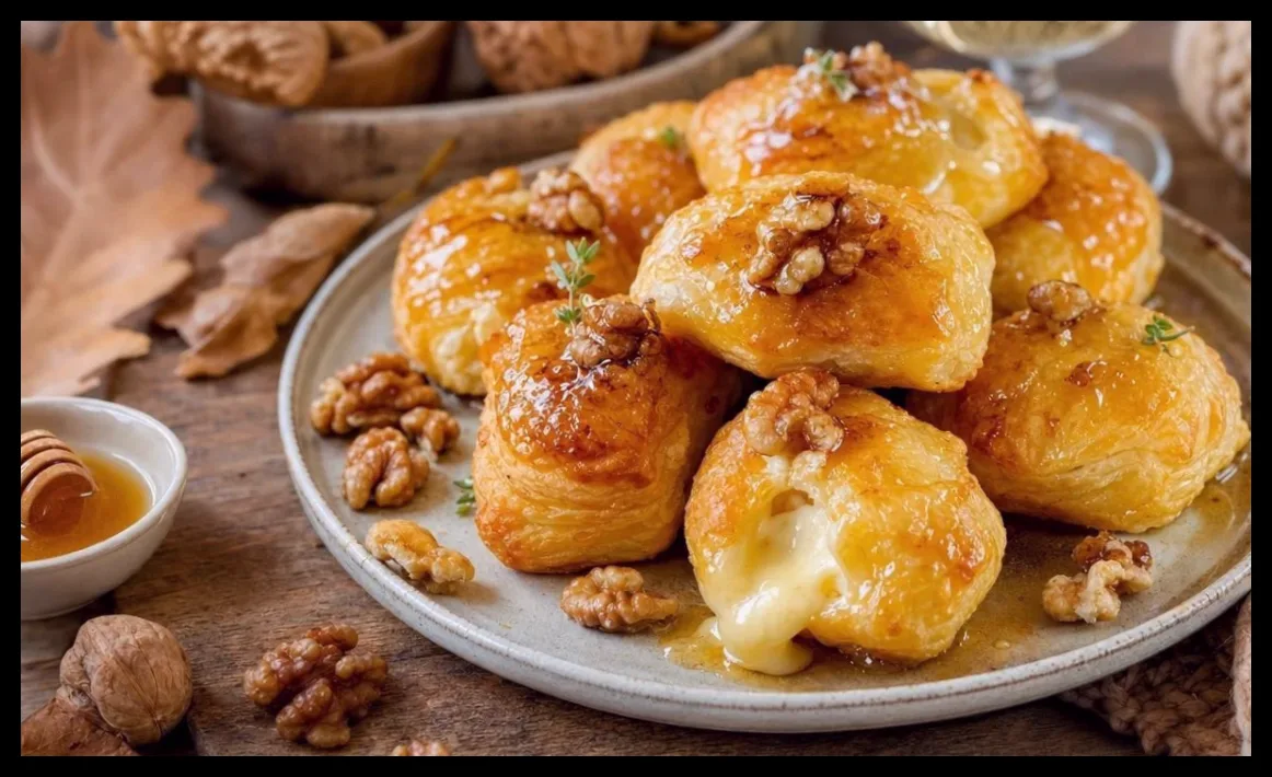 طرز تهیه لقمه‌های پفکی با عسل کاراملی و پنیر مخفی که مهمانان را شگفت‌زده کرد