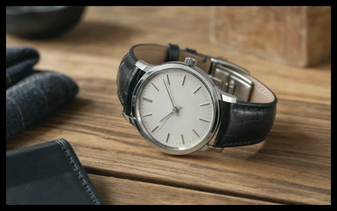 ساعت آنالوگ Seiko با بند چرمی و طراحی شیک، انتخاب محبوب مردان بالای 50 سال