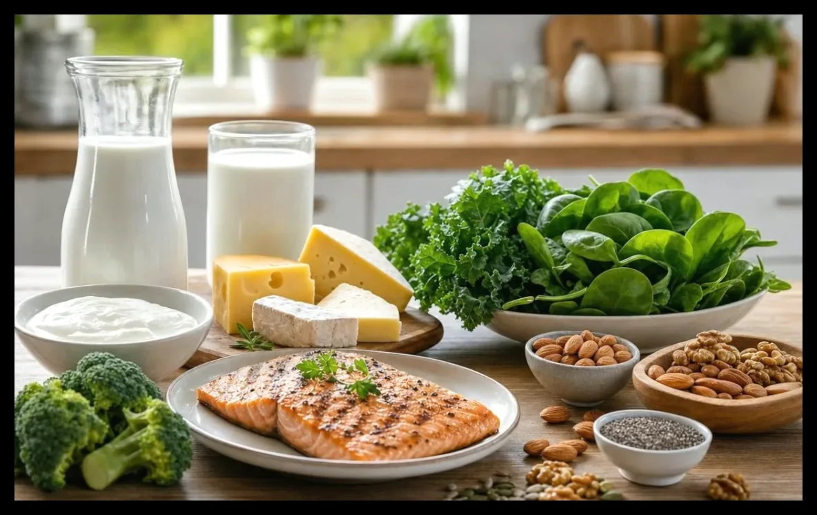 مواد غذایی مفید برای تقویت استخوانها و نکات مهم درباره جذب بهتر کلسیم