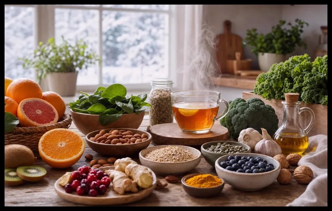 شش راهکار تغذیه‌ای برای مقابله با خستگی زمستانی و تقویت سلامت بدن