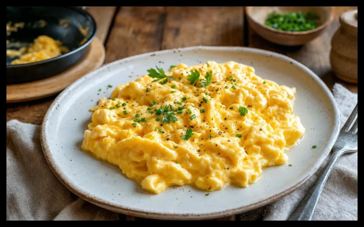طرز تهیه واقعی تخممرغ همزده کرمی به سبک سرآشپزهای ستارهدار
