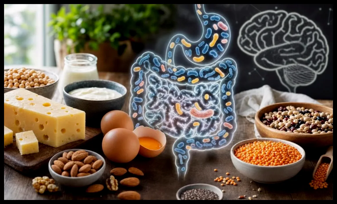 ارتباط پروتئین پرولاین با علائم افسردگی از طریق میکروبیوم روده